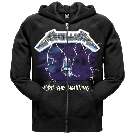 metallica zip hoodie