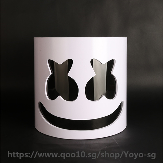 Qoo10 Flash Type Pvc Marshmello Helmet Dj Marshmello Mask Concert Props Fu Kids Fashion - how to get the marshmello helmet in roblox