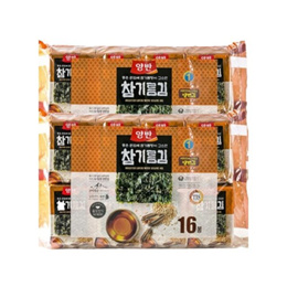 동원 양반 참기름김 32봉 무료배송 (16p x 2개)