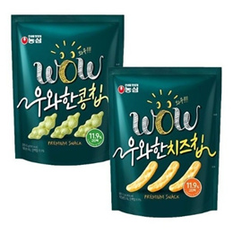 농심 우와한 콩칩 6개+우와한 치즈칩 6개