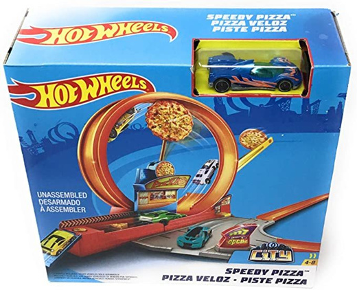 hot wheels speedy pizza playset