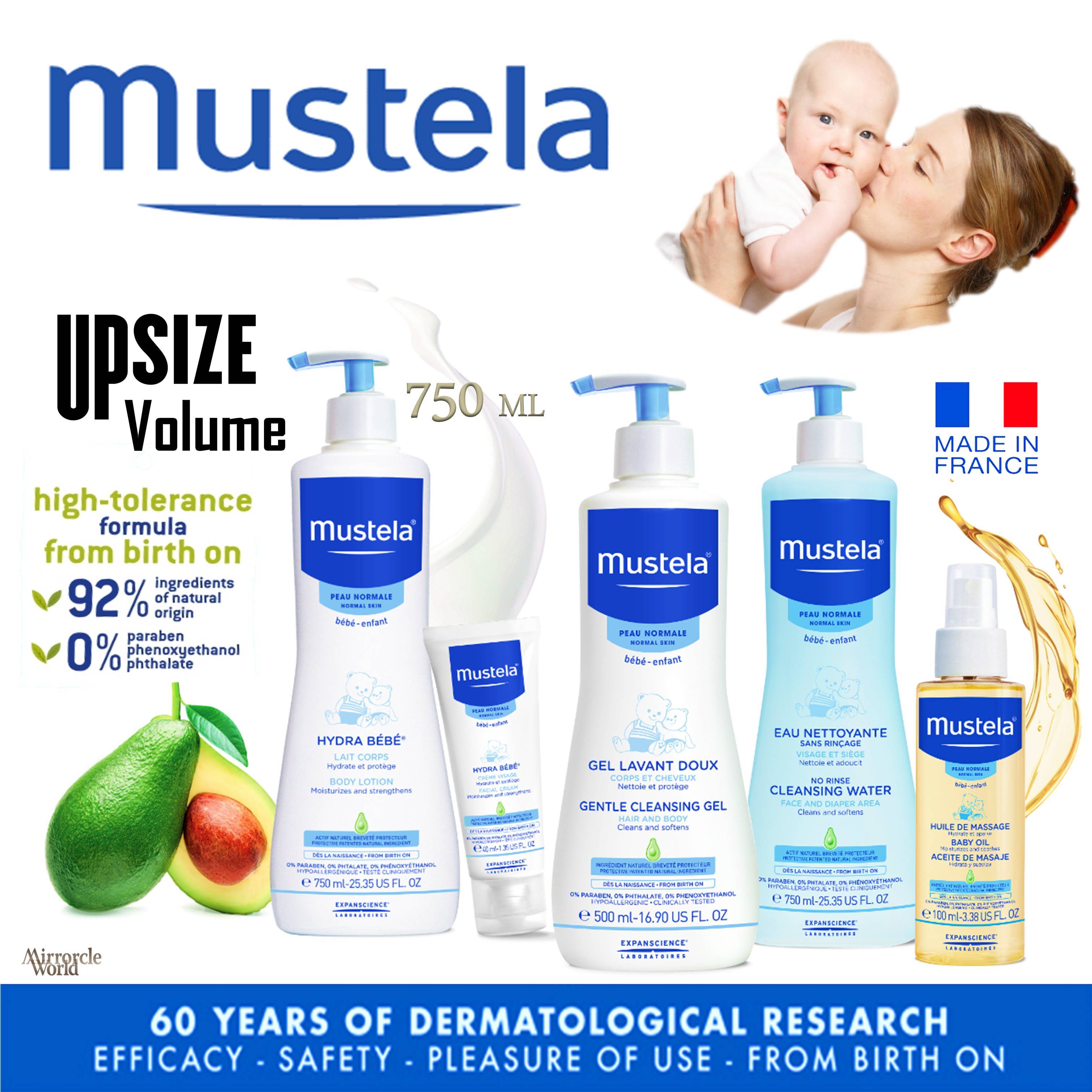 mustela body wash and shampoo