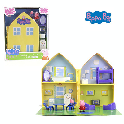 2018 New Genuine Peppa Pig Peppa Pig House Playset With Peppa George Figure Kids Toy Children Birt - 