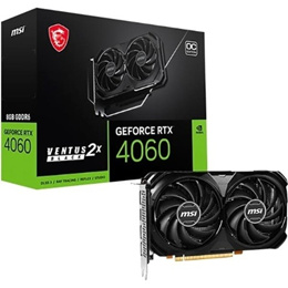 [2일할인]MSI 지포스 RTX 4060 벤투스 2X 블랙 OC D6 8GB