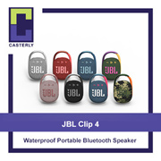 *LOCAL STOCK* [Brand New] JBL CLIP 4 Ultra-portable Waterproof Speaker (1 Year JBL Warranty)