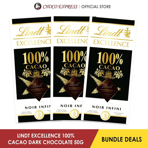 Excellence 100% cacao noir infini - Lindt Excellence - 50g