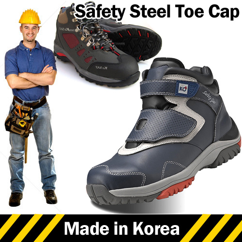 velcro steel toe work boots