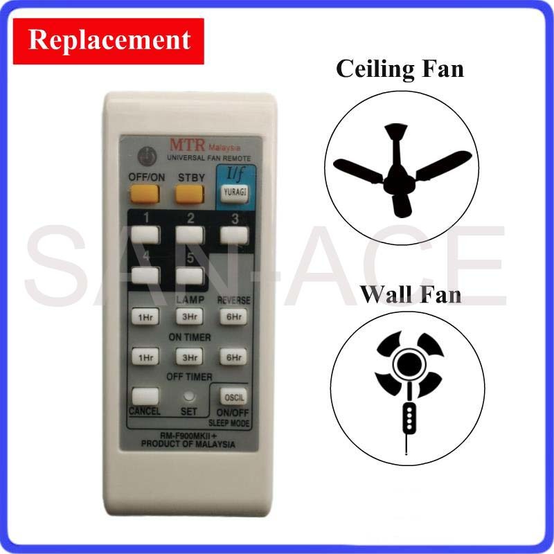 Universal Fan Remote Control All In 1 F900mkii Replacement For Kdk Khind Mistral Panasonic