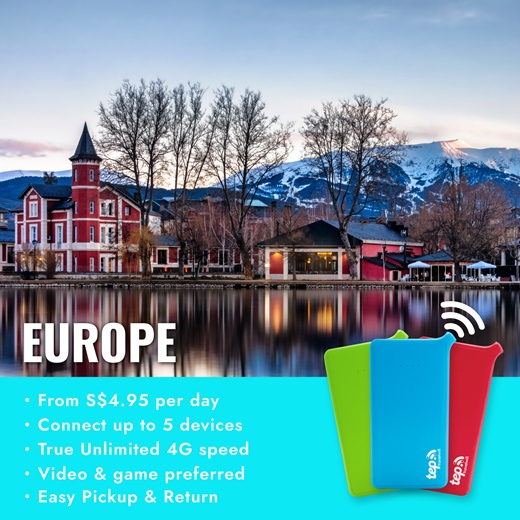 Qoo10 Europe Wifi Rental Top Up Gift Card