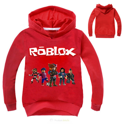 Qoo10 Sale Boys Amp Girls Cartoon Roblox T Shirt Clothing Red Day Long Sleev Kids Fashion - roblox leopard shirt