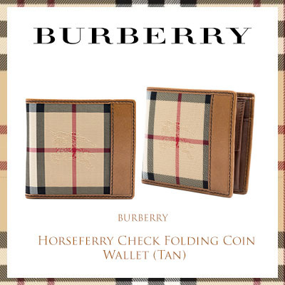 horseferry check folding wallet