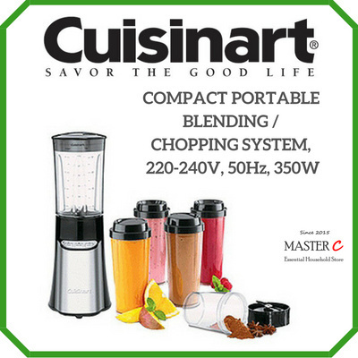 Cuisinart CPB-300 Compact Portable Blending/Chopping System, White