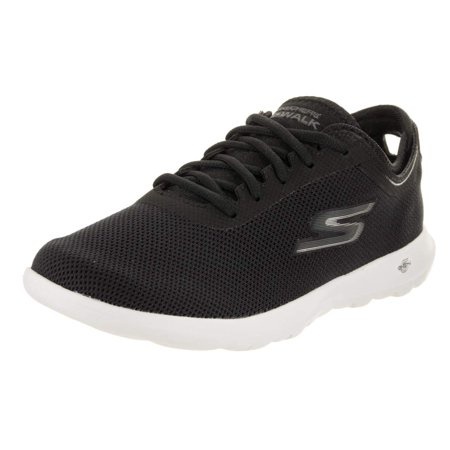 black and white skechers