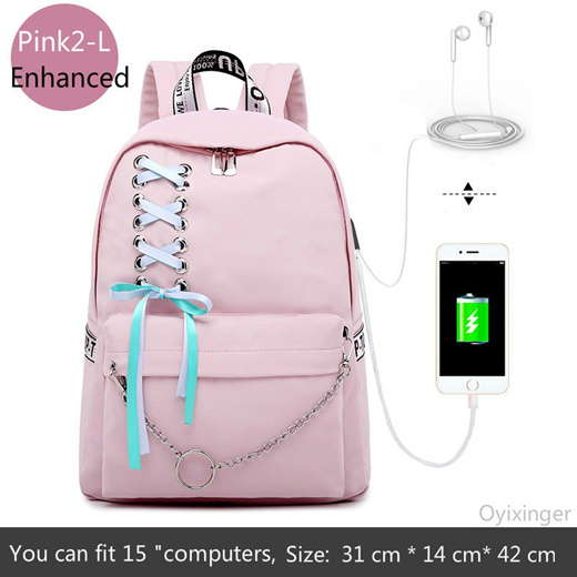 fashion girl school bag