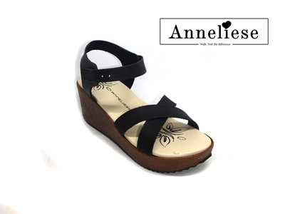 Anneliese sendal wedges wanita Danita x