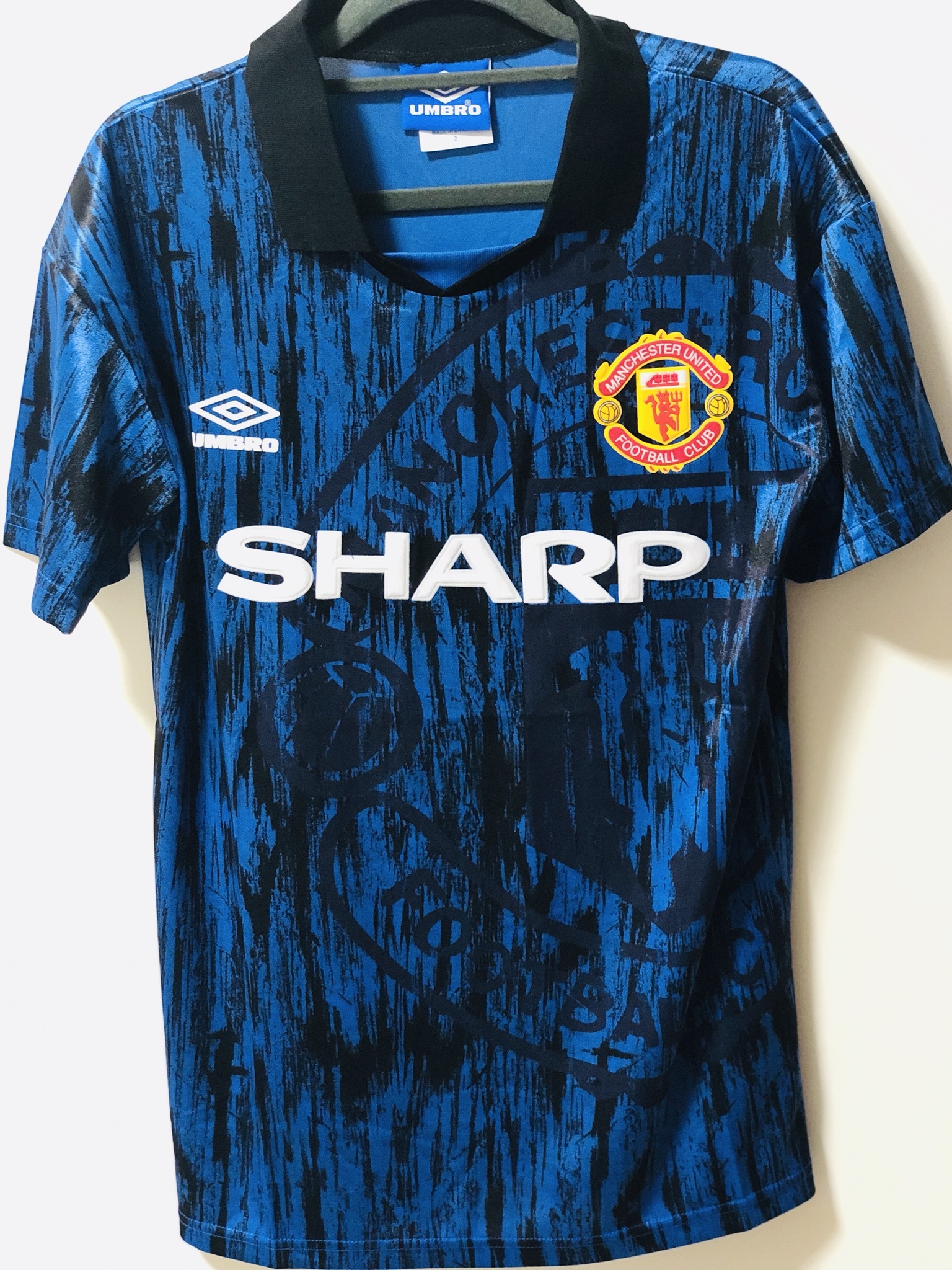 Qoo10 ⚽️ 92/93 Retro Manchester United Away Soccer Football Jersey