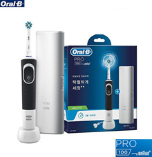 Braun Oral-B PRO100 Cross Action Electric toothbrush for adults Rechargeable device with 1brush head