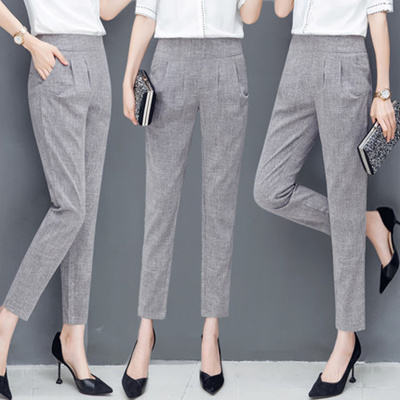 summer cotton pants for ladies