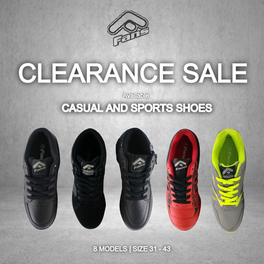 clearance shoe sale