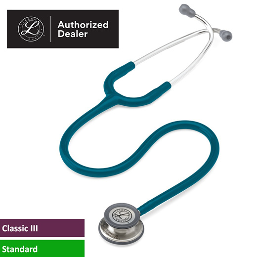 Littmann Classic III Stethoscope, Caribbean Blue, 5623 