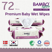 [Free Delivery] Bambo Nature Baby wet wipes 4 PACKS/10 PACKS - Made in KOREA (MFD:02-FEBRUARY-2022)