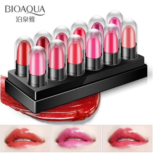 Bioaqua Mini Lipstik 12 Warna - Set Travel Waterproof