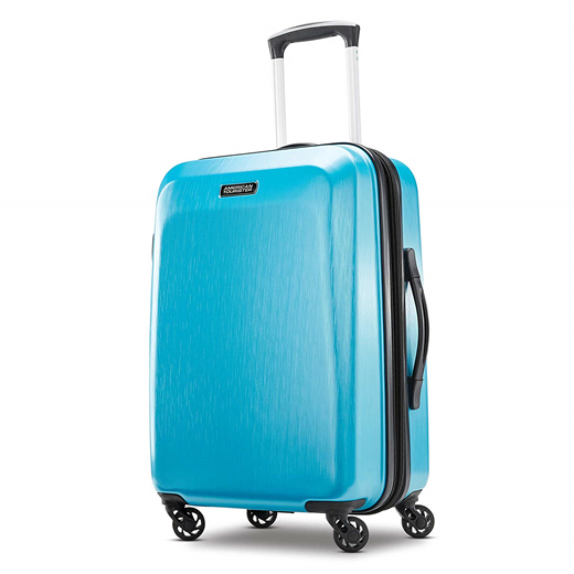 american tourister moonlight expandable hardside luggage with spinner wheels