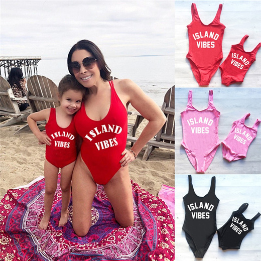 mom baby swimsuit