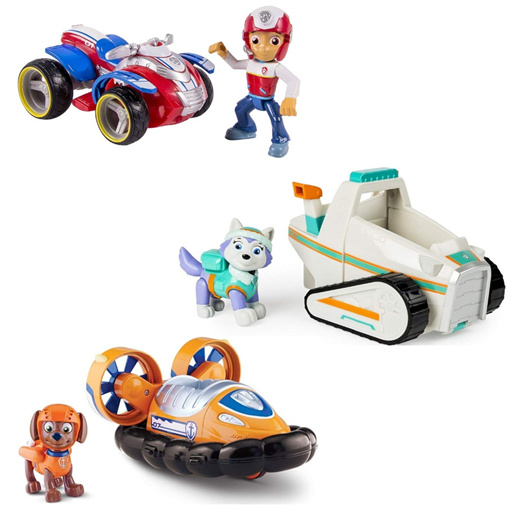 paw patrol everest rescue snowmobile