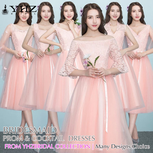 light pink semi formal dress