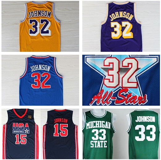 magic johnson michigan state throwback jersey