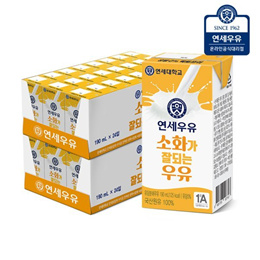 🥛쿠폰가 20470원🍼[연세우유] 소화가 잘되는 우유 190ml (48팩)YS329