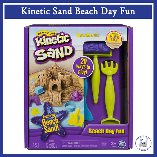 kinetic sand beach day fun