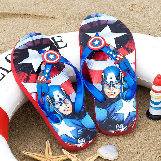 captain america flip flops