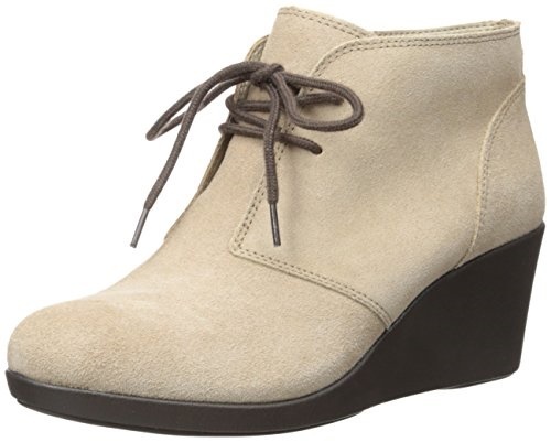 crocs leigh wedge bootie