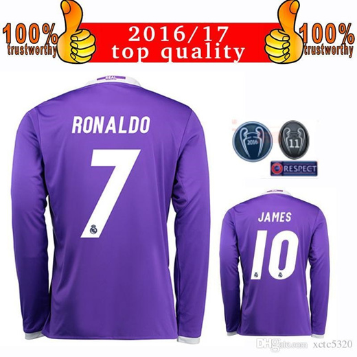 Real Madrid Purple Soccer Jersey 2016- 2017 and 50 similar items