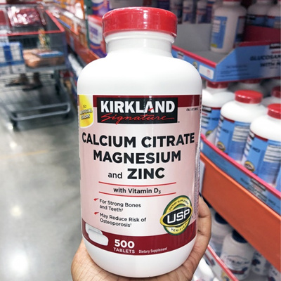 Kirkland Signaturekirkland Signature Calcium Citrate Magnesium Zinc 500 Tablets