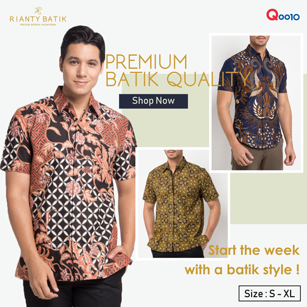  Rianty Batik Men Sale Deals for only S$51.33 instead of S$51.33