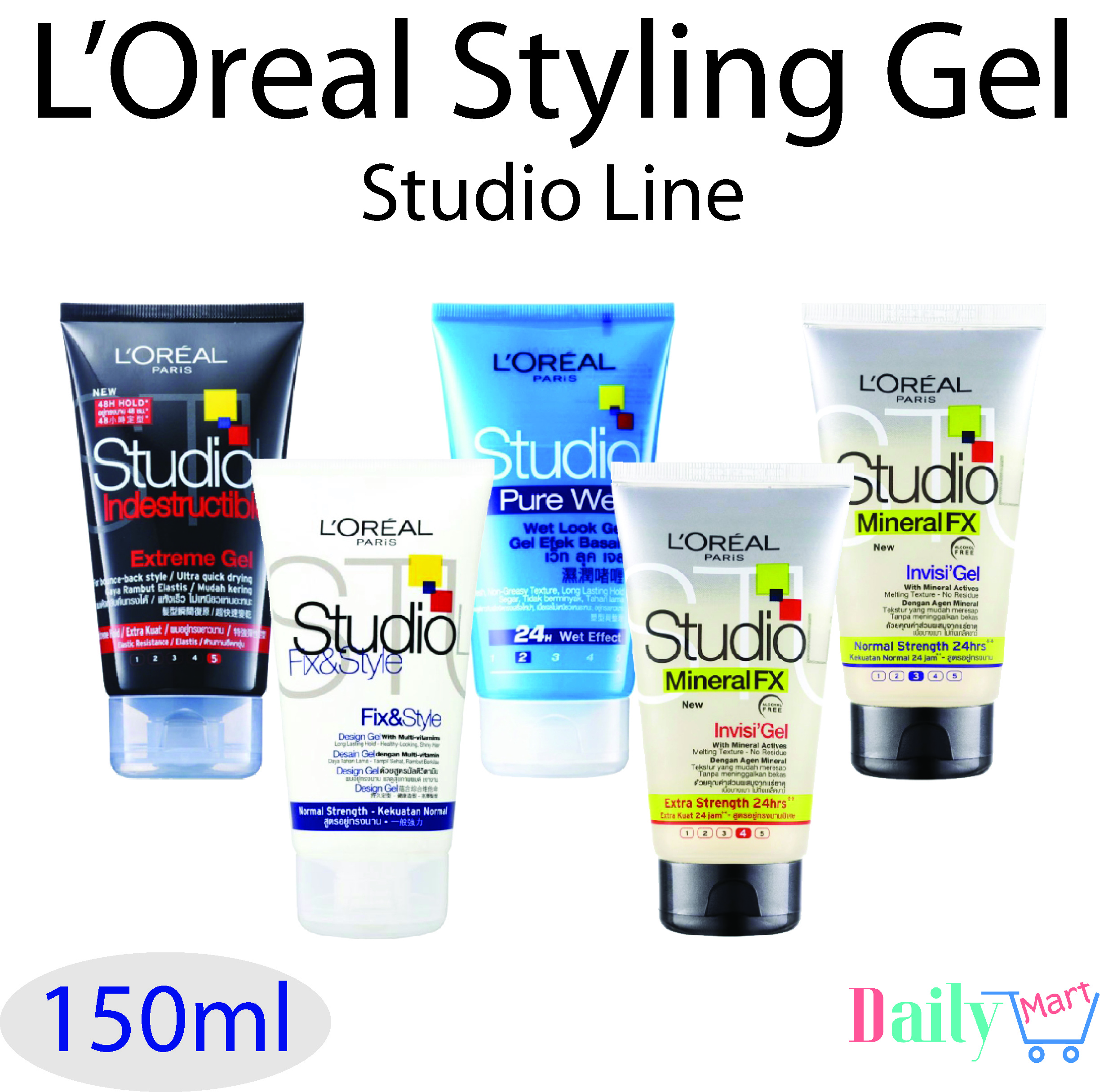 Qoo10 - Loreal Hair Gel : Cosmetics