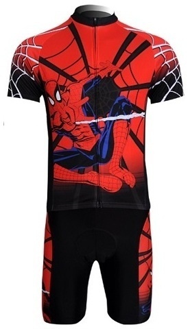 spiderman cycling jersey
