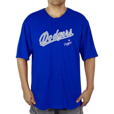 la dodgers button up jersey