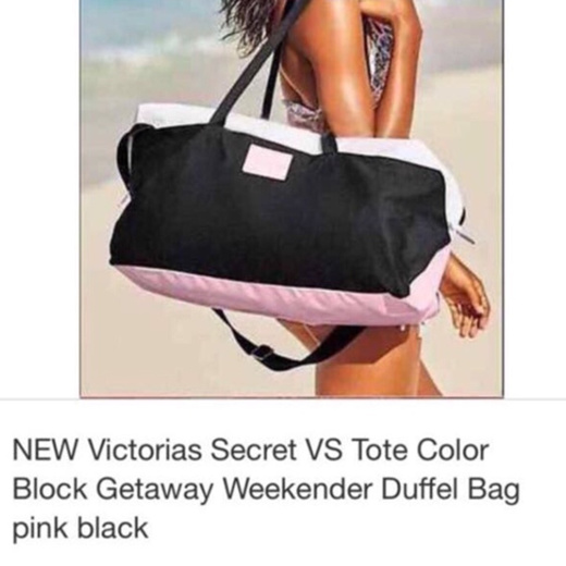 Qoo10 Victoria secret duffle bag 200 Bag Wallet