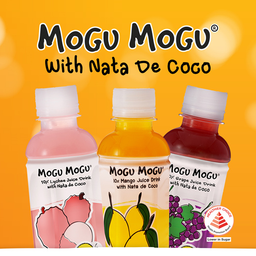 Qoo10 - [MOGU MOGU] [180ml x 48 Bottles] Juice Drink with Nata De Coco ...