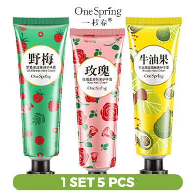 Onespring n images Hand Lotion Colorful - Hand Cream Good Material 5 pcs Set