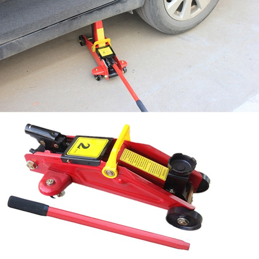 small floor jack with case