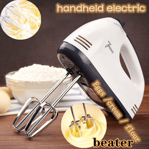 SG Ready Stock] 7 Speed Electric Hand Mixer Whisk Egg Beater