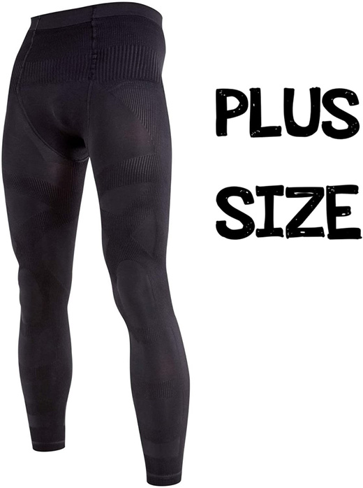 Qoo10 - HOYISOX Plus Sizes 20-30 mmHg Compression Tights for Men