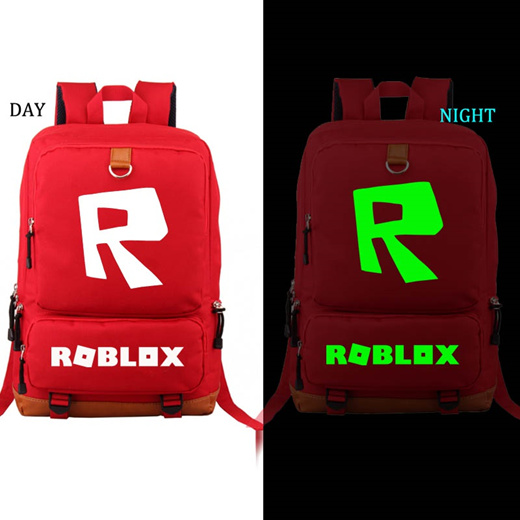 Qoo10 Roblox Backpack Noctilucous Student School Bag Notebook Backpack Leisu Kids Fashion - red roblox backpack