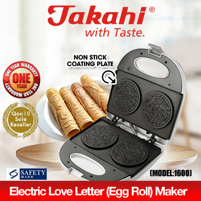 Qoo10 Takahi Electric Love Letter Egg Roll Maker Model 1600 Small Appliances