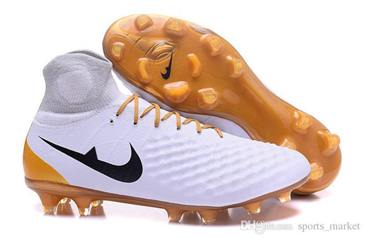 golden soccer shoes